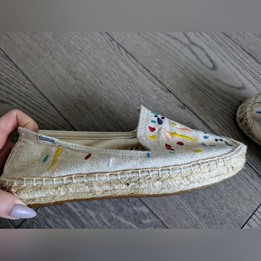Soludos Paint Splatter Espadrilles
